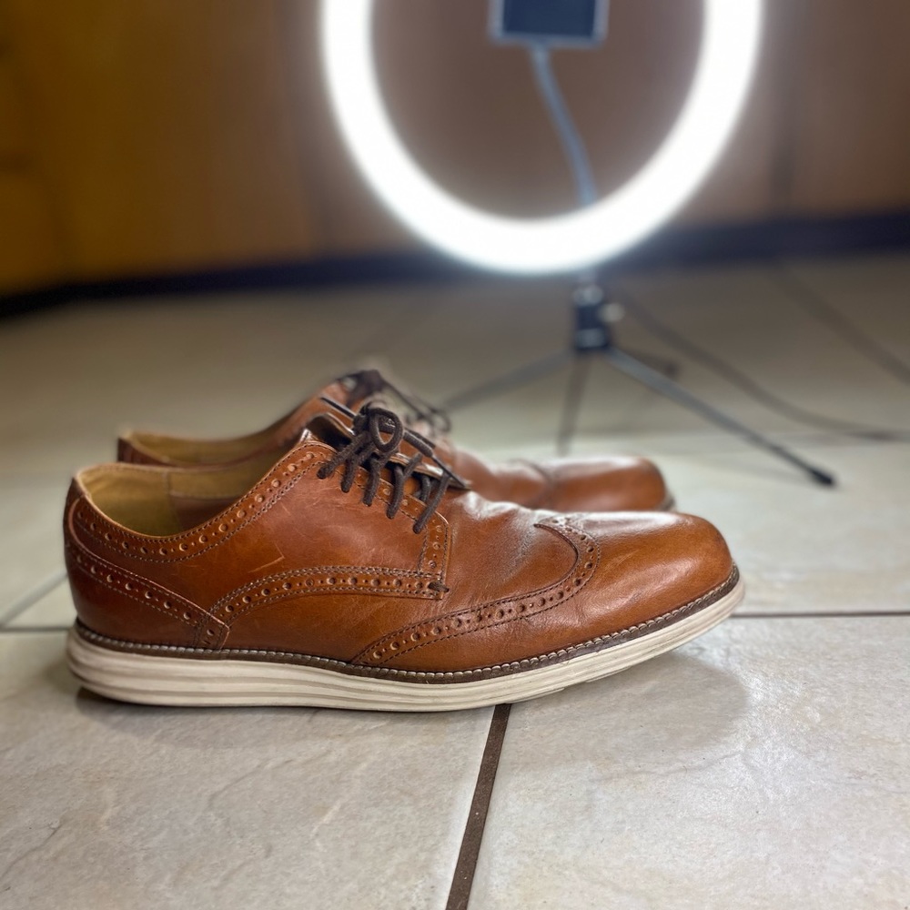 Cole Haan Original Grand Wingtip - Chestnut Brown 
Men’s size 10